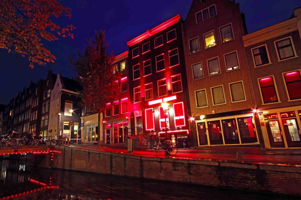 Red light district wallen Amsterdam