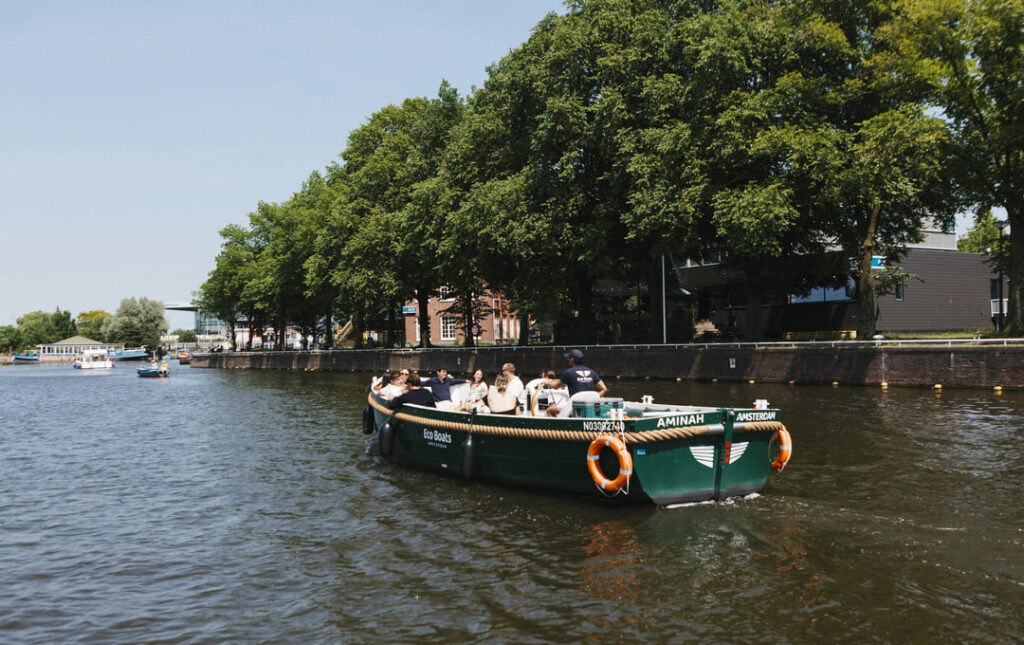 En Borelcruise op de grachten met Eco Boats
