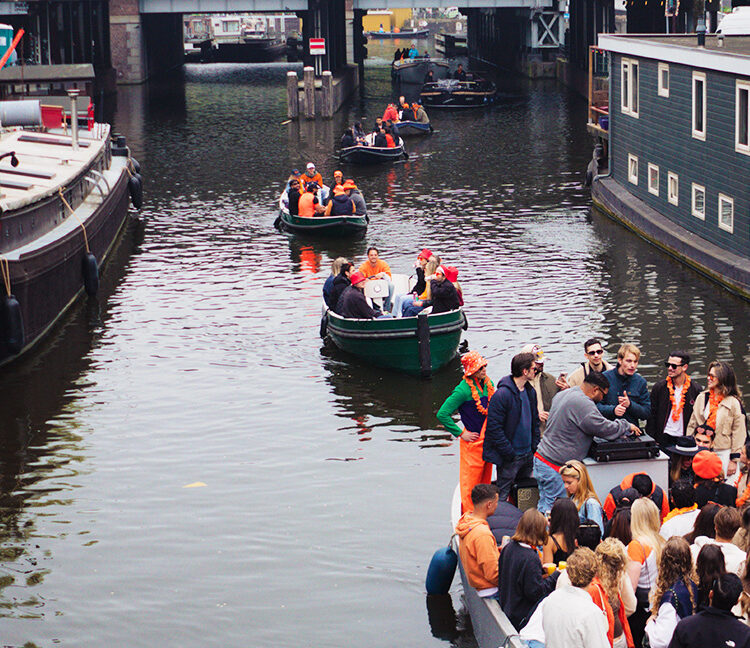Kings day amsterdam self drive boats
