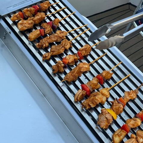 boat barbecue in amsterdam