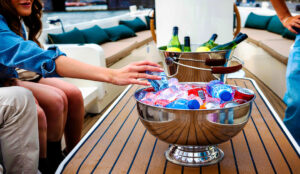 Een selectie van drankjes die aan boord verkrijgbaar zijn