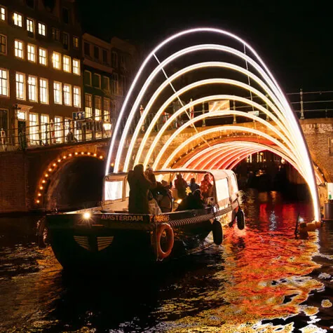 amsterdam light festival boat