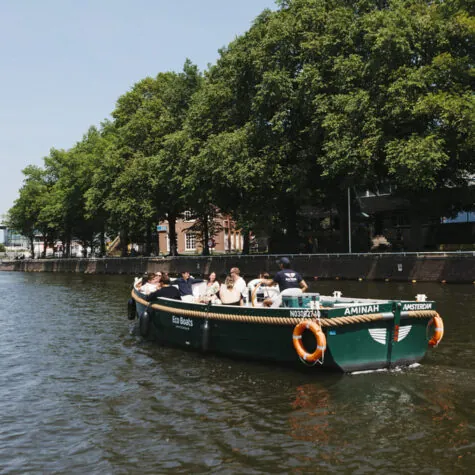 En Borelcruise op de grachten met Eco Boats
